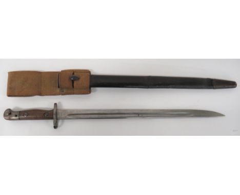 British 1907 Pattern SMLE Bayonet17 inch, single edged blade with fuller.  Forte with maker "Wilkinson" and various issue dat