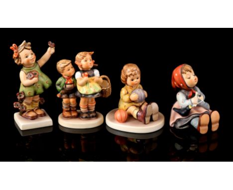 Goebel Hummel sculpture entitled "Frühling ist's/Spring cheer", number 72, TMK-5, 12 cm high, sculpture entitled "Strickliesl