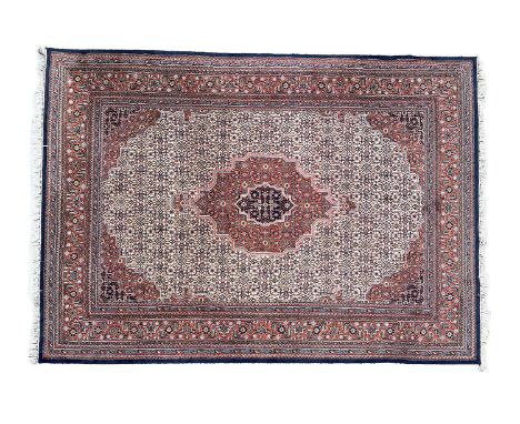 Hand-knotted oriental carpet, Bidjar, 348x250 cm
