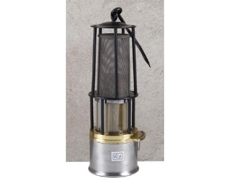 Davy's Lamp. Humphry Davy, 1778-1829. Shows the working of a miner's lamp. (Safety lamp) Works on the basis of conducting hea