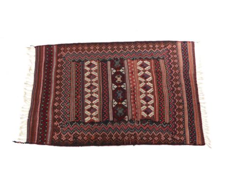 Hand-knotted oriental carpet Kelim, 214x146 cm