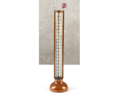 Differential Pressure Thermometer. Leslie John, 1766-1832. To show that dark surfaces absorb more heat. Thermometer, one bulb