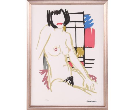 Tom Wesselmann (1913-2004)Composition with woman, color lithograph 120/200, external dimensions are 75x55 cm