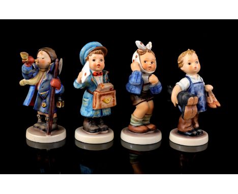Goebel Hummel statue entitled "Hört ihr leute Nachtwächter"/"Hear Ye, Hear ye", number 15/0, TMK-3SS, 12.5 cm high, statue en