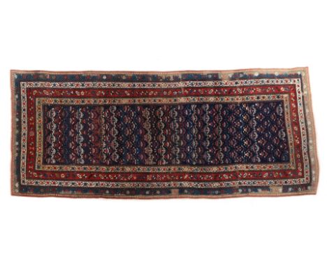 Hand-knotted oriental carpet, 236x101 cm