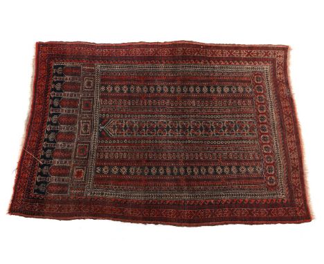 Hand-knotted oriental carpet, 135x100 cm