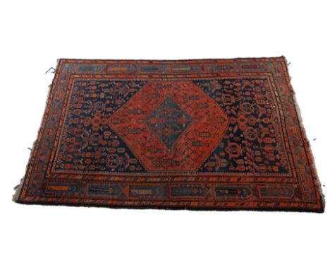 Hand-knotted oriental carpet, 193x133 cm