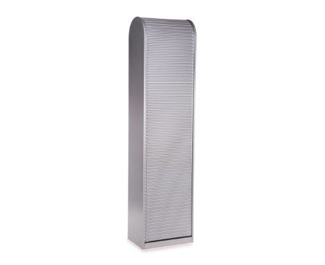 Aldo van den Nieuwelaar (1944-2010)Grey plastic and wooden roller shutter box, design Aldo van den Nieuwelaar, executed by Pa