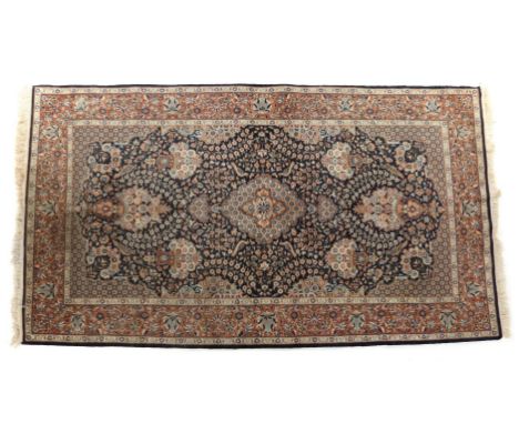 Hand-knotted oriental carpet, 231x139 cm