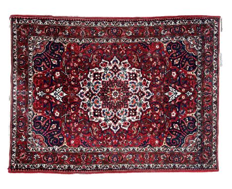 Hand-knotted oriental carpet, 308x215 cm