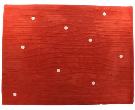 Rolf Benz terracotta wool carpet, 250x200 cm