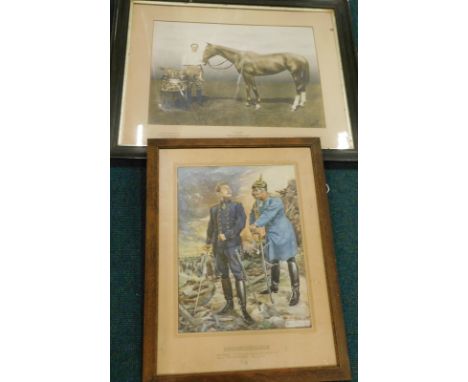 An Edwardian photograph depicting Fairy, the winner of the Calcutta Paper Chase Average Cup 1906/1907, the photograph signed 