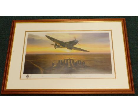 After Mark Postlethwaite.  The Test of Time, artist signed limited edition print, also signed by other related parties, 39cm 