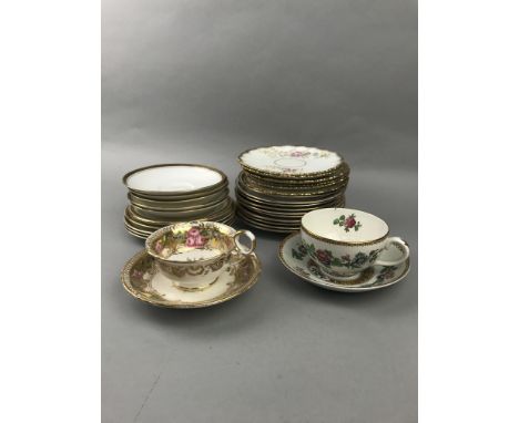 FOLEY PART TEA SERVICE, along with other tea ware, including Colclough and Royal Worcester