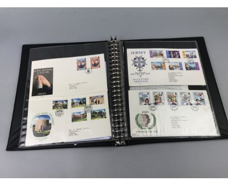 LOT OF FIRST DAY COVERS, including Jersey, British, Guernsey, Indian and others