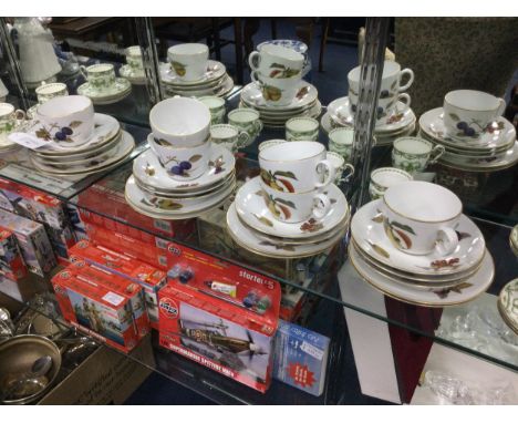 ROYAL WORCESTER 'EVESHAM' PART TEA SERVICE, along with another part tea service