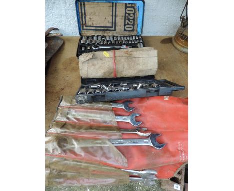 Socket Sets, Spanner Roll etc 