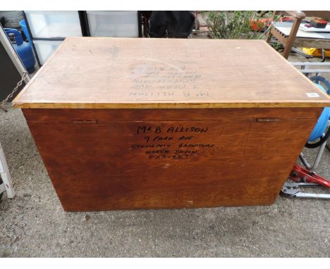 Wooden Trunk 