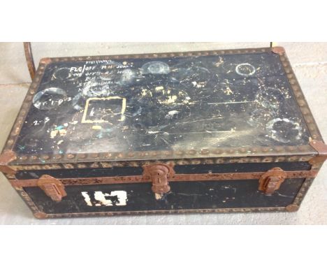 Metal Bound Trunk 