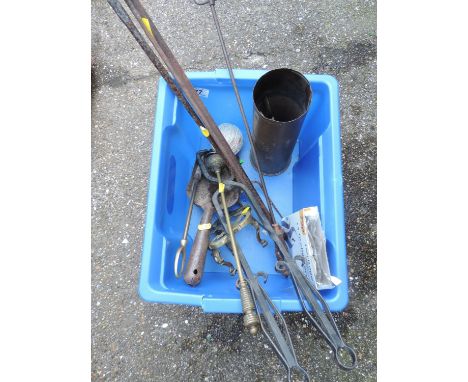 Fire Tools, Shell Case etc 