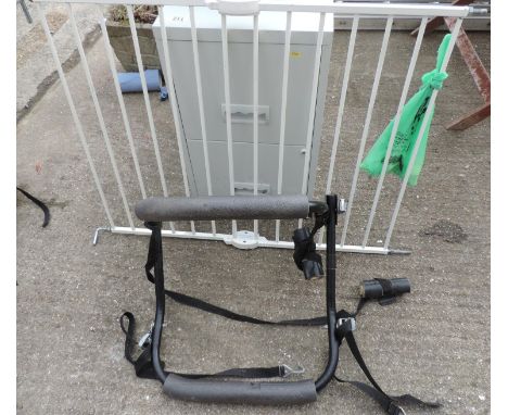 Stair Gate and Bike Rack 