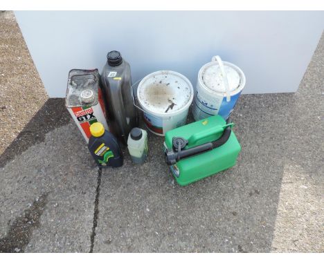 Engine Oil, Fuel Can etc 