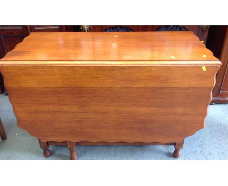 Barley Twist Gate Leg Drop Flap Table 