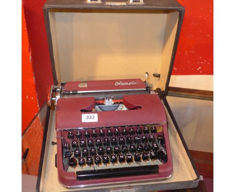 An Olympia vintage typewriter 