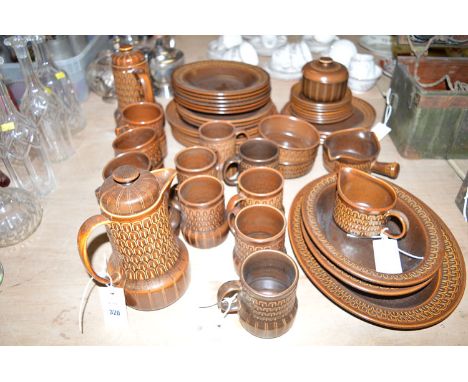 A modern stoneware part dinner, tea and coffee service.