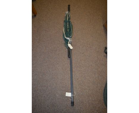 A wading stick; and a folding landing net.