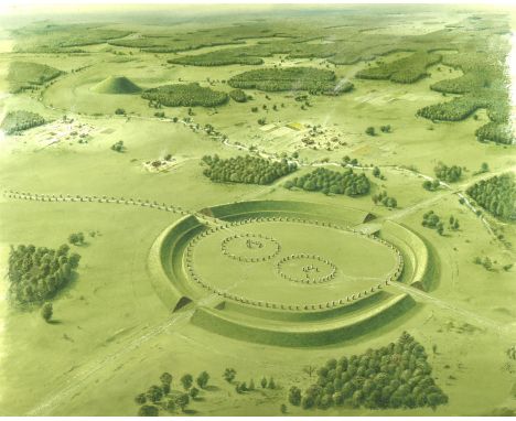 Celtic Britain for English Heritage. ill, Paul Birkbeck 1939-2019. Stone circles, earthworks and settlements. Not signed. 53.