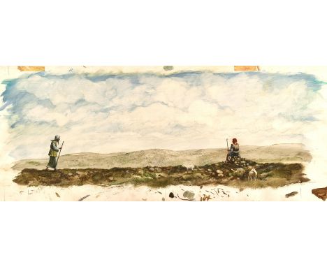 Kings possibly for BBC TV. Ill. Paul Birkbeck 1939-2019. Shephard, 27.54 x 65.5 cm, not signed. ABOUT PAUL BIRKBECK; an appre