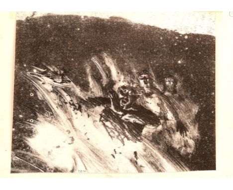 Artwork for an unknown production. Paul Birkbeck 1939-2019. 27.5 x 33 cm, signed BD and dated '80. ABOUT PAUL BIRKBECK; an ap