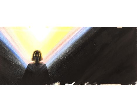 In The Beginning Old Testament / New Testament for BBC TV & Books. Paul Birkbeck 1939-2019. Vision of god.  24 x 54.5 cm, not