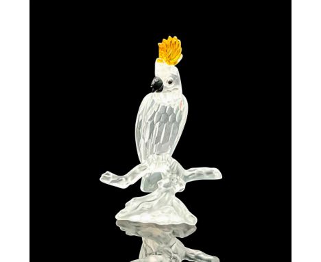 Part of the 'Feathered Friends' and 'Feathered Beauties' collections. Clear faceted crystal body with a black beak and eyes, 