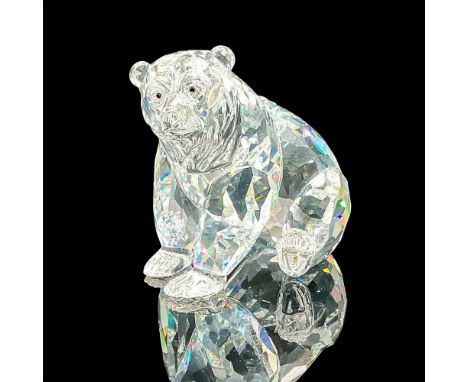 This impressive piece is part of the ï¿½Rare Encountersï¿½ group. The grizzly has a dazzling clear facetted body and a molded