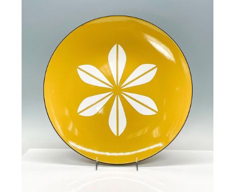 This Vintage Mid-Century Cathrine Holm of Norway enamel Lotus tray. A stunning piece of Scandinavian design. It features a cl