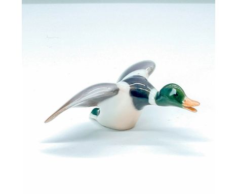 Duck figurine ready to fly to the sky. Royal Copenhagen backstamp. Artist: Francis Valdemar Platen-HallermundtIssued: 20th Ce