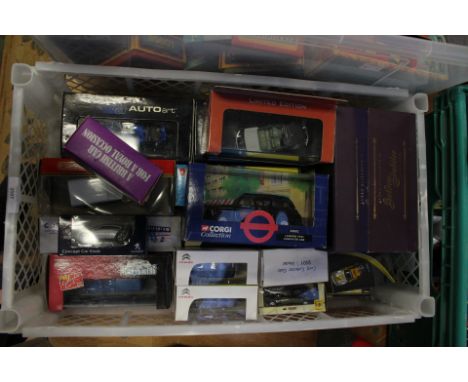 Selection of diecast vehicles including examples by Corgi, Autoart, Norev, etc (1 box)