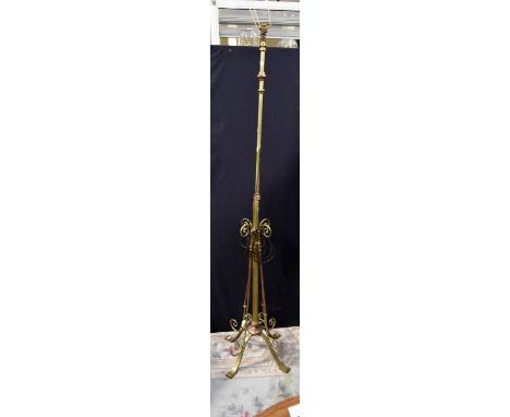 Large brass floor lamp (1721)