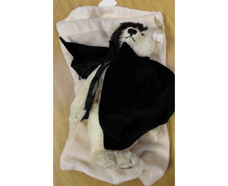 Steiff musical bear "Phantom of the Opera" and certificate and dustbag, limited edition