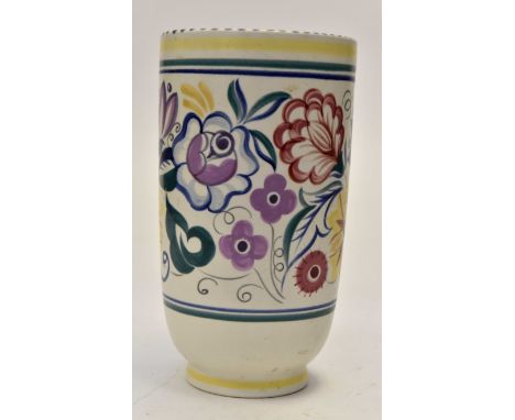 A Poole pottery vase, 24 cm high approx 