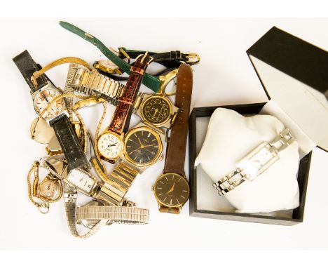 Gentlemans vintage and various mechanical wind and modern ladies wristwatches