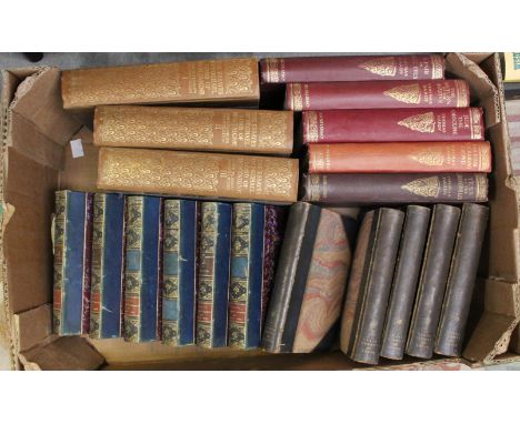Diary of Samuel Pepys, in five volumes, 1849; Boswell's Life of Johnson, in six volumes, Napier, 1889; Wessex Novels of Thoma