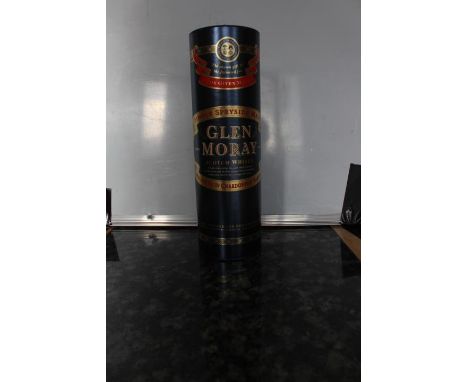 A Glen Moray Scotch whisky 75cls, in casing tube