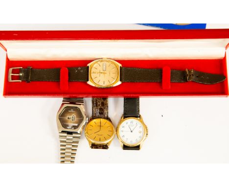 Gentlemans Rotary wristwatch with three further mens watches (4)