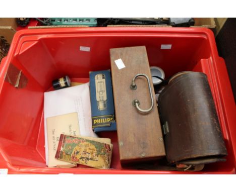 A 1930's Kodak Cine Camera model "BB Junior (Great Britain) together with film splicer, Projector etc. A collective lot in tw