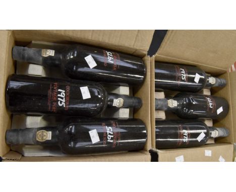12 bottles of Cockburns 1975 vintage port