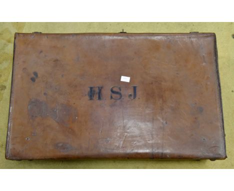 Leather case with vintage beer mats