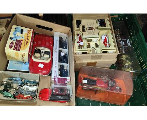 Four sets of 5 originally boxed model cars "Days Gone" Royal Commemorative Silver Jubilee Coach, boxed and loose cars and oth